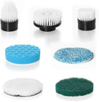 Replacement Brush Heads for Corners and Gaps, 7 Pack Cleaning Brush Set for Bathtub and Sink, Car Seat Cleaning Brush