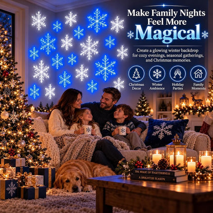 Snowflake Lights, Indoor Christmas Decorations – image 9