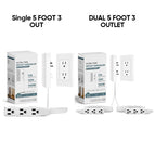 Single 5 foot + Dual 5 foot / 1 Pc