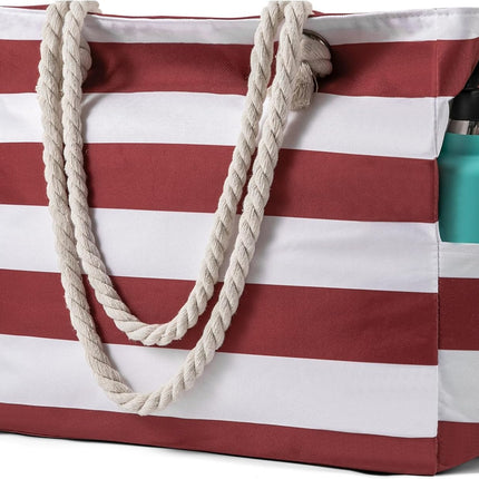 Beach Tote Bag, Large Beach Bag with Pockets for Pool and Gym – image 17