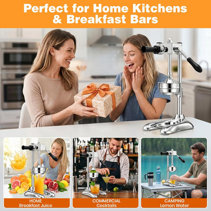 Juice Press Manual Citrus Juicer, Lemon Squeezer for Countertop – image 9