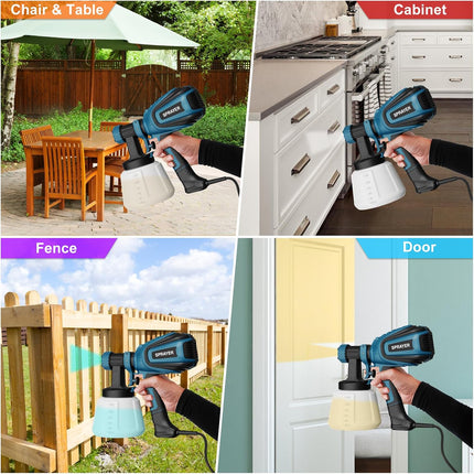 Painting Tool spraying a fence – image 5