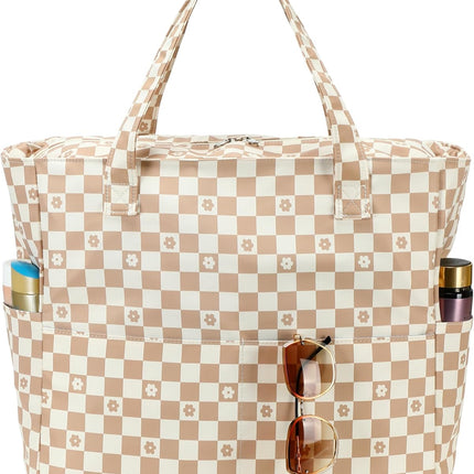 Large Tote Bag for Beach and Pool, Beach Tote with Waterproof Wet Pocket for Grocery – image 43