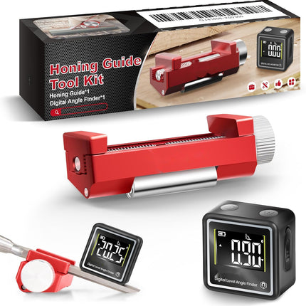 Honing Guide Tool for Chisels and Plane Blades, Chisel Sharpener with Off Center Roller – image 14