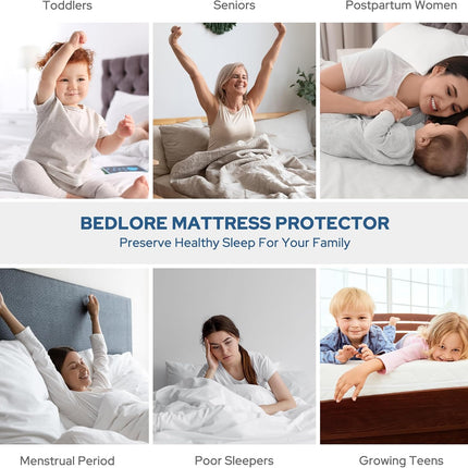 Waterproof Mattress Protector, Deep Pocket Mattress Cover – image 5