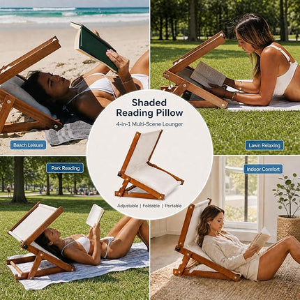 Beach Pillow with Face Shade, Beach Accessories – image 4