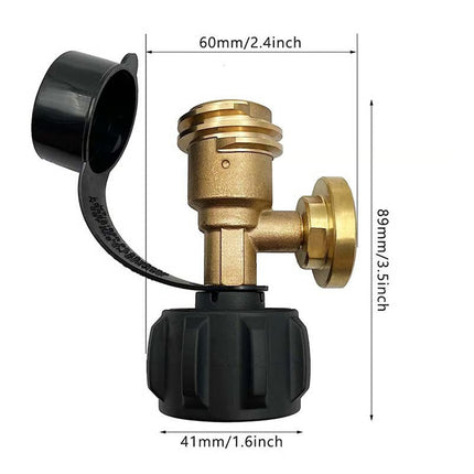 Propane Tank Gauge, Universal Propane Cylinder Gauge Level Indicator for 5 to 40 lb Tanks – image 4
