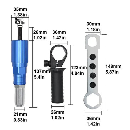 Rivet Gun Power Drill Adapter – image 9