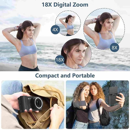 Digital Camera for Kids and Teens, 4K Compact Digital Camera with Flip Screen – image 8