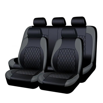 Car Seat Covers Full Set, Waterproof PU Leather Car Seat Covers – image 10