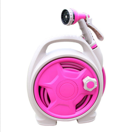 Retractable Garden Hose Reel, Portable Water Hose Reel for Lawn Watering
