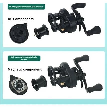 Baitcasting Fishing Reel, DC Baitcaster with Smart Brake – image 4