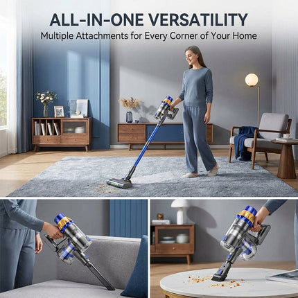 Cordless Stick Vacuum Cleaner, 2 in 1 Handheld Vacuum with LED – image 9