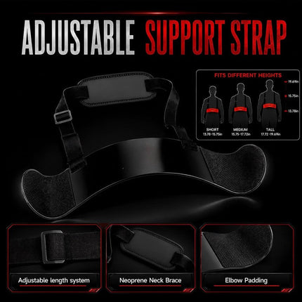 Arm Blaster, Adjustable Bicep Curl Equipment for Barbell and Dumbbell – image 4