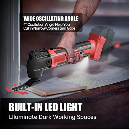 Cordless Oscillating Multi Tool, Cordless Power Tool for Wood and Metal Cutting – image 11