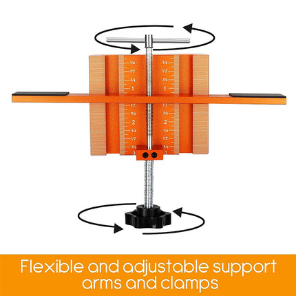 Cabinet Door Mounting Jig, Door Installation Tool with Clamp – image 9