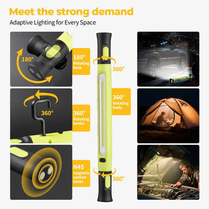 Rechargeable LED Work Light, Portable Work Light for Garage and Under Hood – image 5