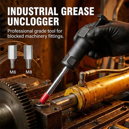 Grease Fitting Cleaner Tool, Grease Nipple Cleaner for Maintenance