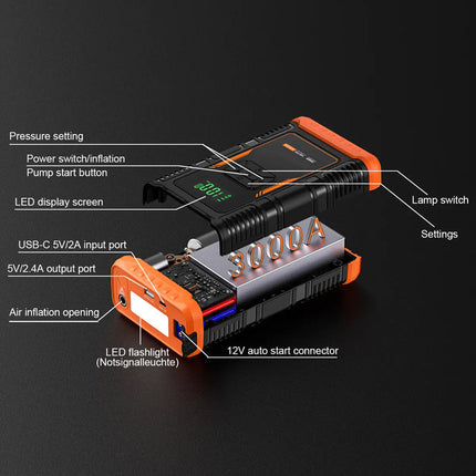 Portable Jump Starter, Car Battery Jump Starter – image 8