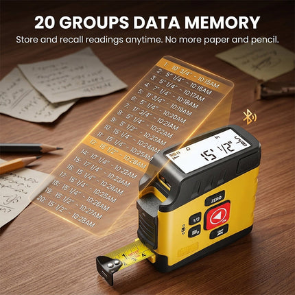 Digital Laser Tape Measure Tool, Digital Measuring Tape for Construction – image 9