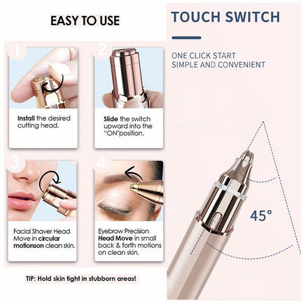 Facial Hair Remover Trimmer, Bikini Trimmer – image 13