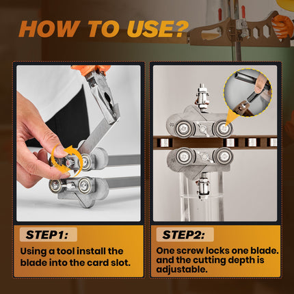 Drywall Tools with Fixed Positioner and Reference Line – image 17