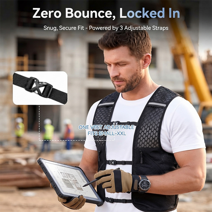 Portable Cooling Vest with Fans for Construction Work – image 4