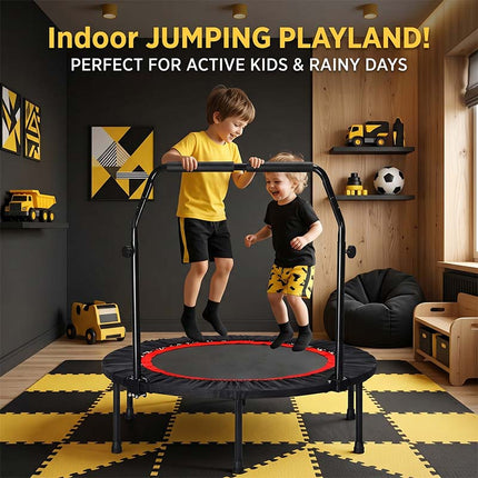 Foldable Mini Trampoline for Adults, Indoor Trampoline for Low Impact Cardio – image 9