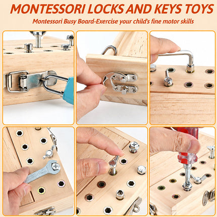 Wooden Busy Board, Sensory Board Detail – image 8