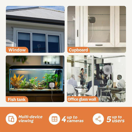 Window Security Camera, Smart Home Security Camera 2K with Color Night Vision – image 8