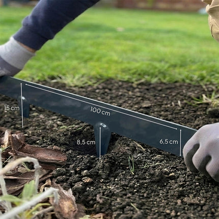 Metal Landscape Edging, Lawn Edging for Flower Bed Border and Garden Path – image 5