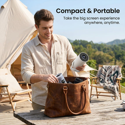 Portable Projector with WiFi 6 and Bluetooth, Smart Home Theater Projector for Movies – image 9