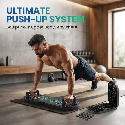 Foldable Push Up Board Workout System, Compact Home Gym Accessories – image 9