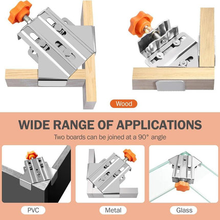 Corner Clamps for Woodworking, 90 Degree Right Angle Clamp with Adjustable Swivel Jaw – image 12
