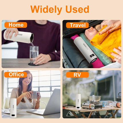 Travel Electric Tea Kettle, Stainless Steel Electric Kettle – image 9