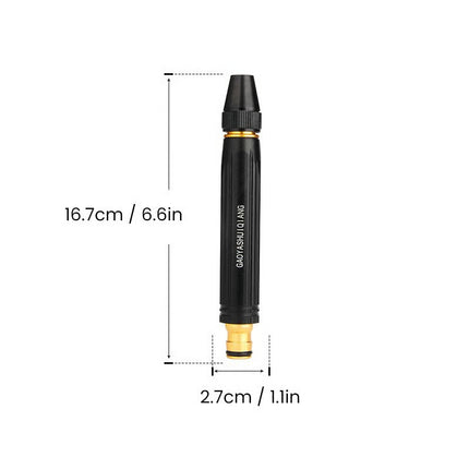 Garden Hose Spray Nozzle with Adjustable Patterns, Aluminum Hose Sprayer for Plants – image 9