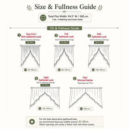 Sheer Curtains for Bedroom, Tension Rod Curtain for Closet and Doorway – image 7