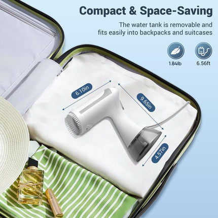 Handheld Clothes Steamer, 1500W Portable Garment Steamer with Lock Switch – image 10