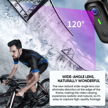Action Cameras, Vlogging Camera with Wide Angle for Cycling and Helmet – image 7