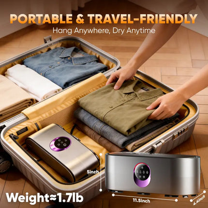 Portable Clothes Dryer with Remote, Portable Garment Dryer for Apartment – image 7