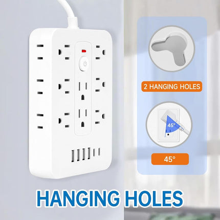 20 Outlet Power Strip with 4 USB Ports – image 7