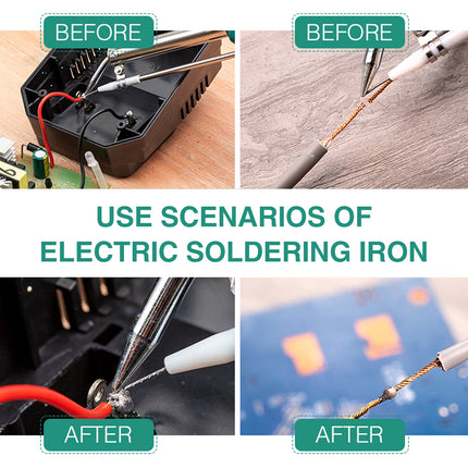 Adjustable Temperature Soldering Iron Kit, Solder Kit for Electronics Repair – image 11