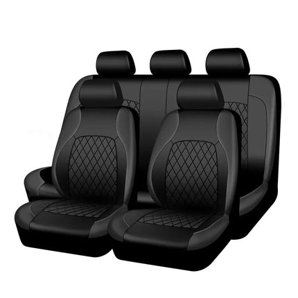 Car Seat Covers Full Set, Waterproof PU Leather Car Seat Covers – image 14