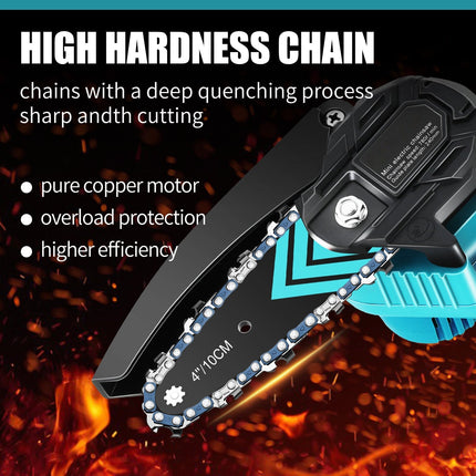 Chainsaw Chain 4 Inch, Replacement Saw Chain for Mini Chainsaw – image 7