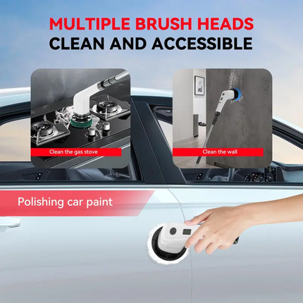 Electric Spin Scrubber, Spin Brush with Interchangeable Heads – image 9
