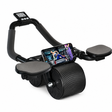 Ab Roller Wheel with Elbow Pads and Timer, Automatic Rebound Abdominal Roller – image 17