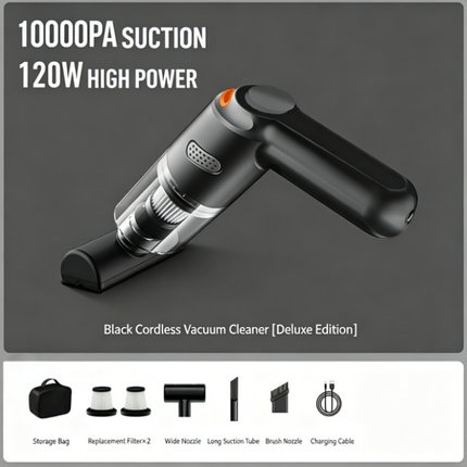 Cordless Car Vacuum, Handheld Car Vacuum with Nozzles and Storage Bag – image 9