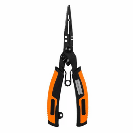 Fishing Pliers Stainless Steel with Lanyard, Fishing Hook Remover and Wire Cutter, Fishing Gear for Saltwater