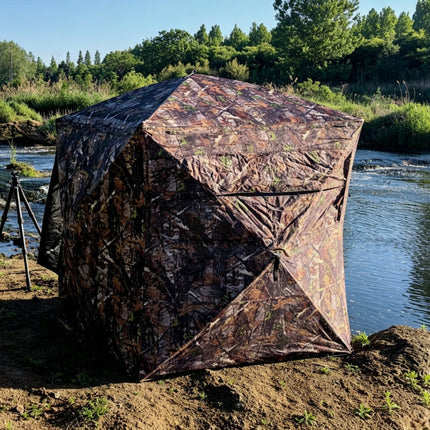 See Through Ground Hunting Blinds, Portable Ground Blind with Carry Bag