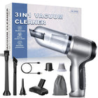Mini Handheld Cordless Vacuum Cleaner, Car Vacuum with 4 Attachments, Handheld Vac for Car Home and Computer